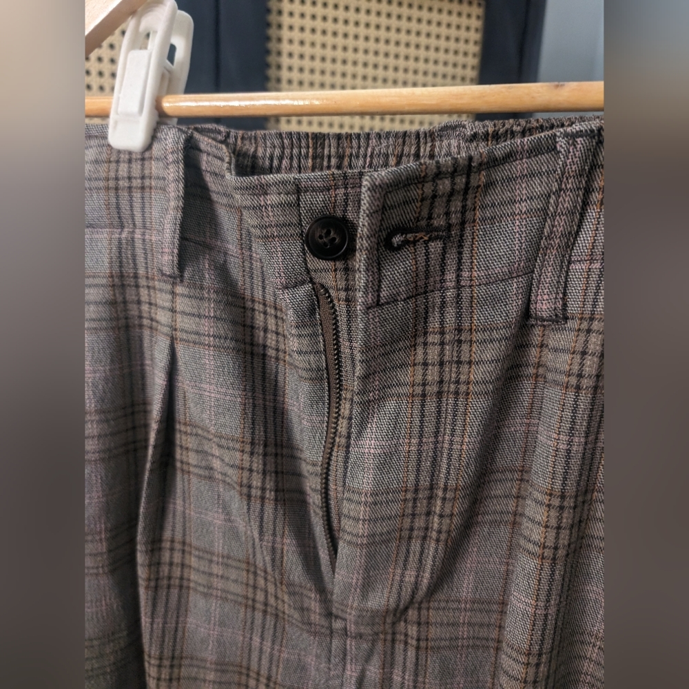 Madewell Plaid Trouser Pants 🤎 View 2